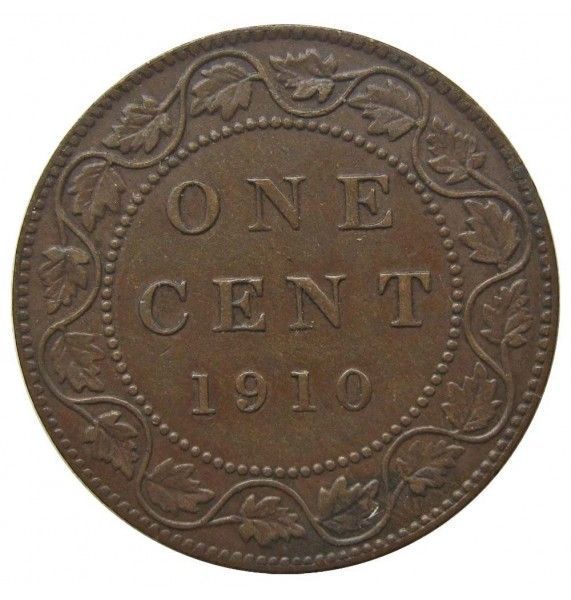 Канада 1 цент 1910 г.