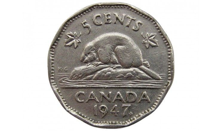 Канада 5 центов 1947 г. (лист)