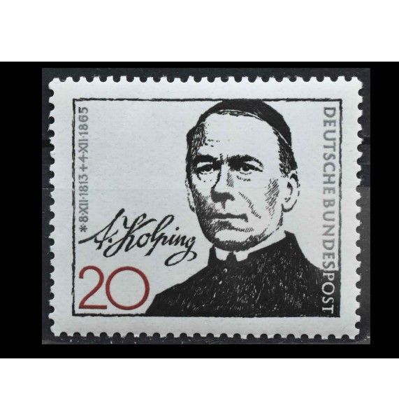 ФРГ 1965 г. "Столетие со дня смерти Адольфа Колпинга"