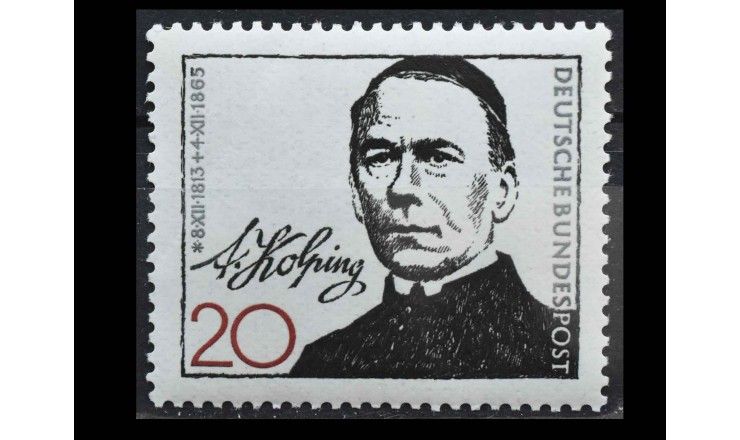 ФРГ 1965 г. "Столетие со дня смерти Адольфа Колпинга"