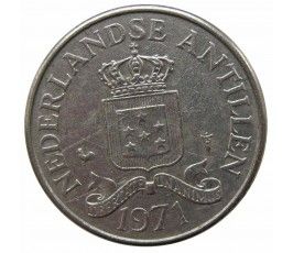 Нидерландские Антиллы 25 центов 1971 г.