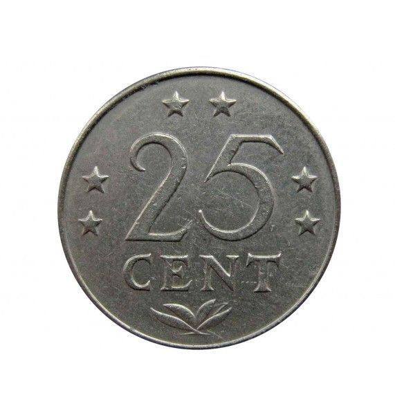 Нидерландские Антиллы 25 центов 1971 г.