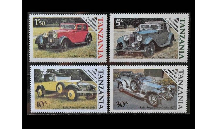 Танзания 1986 г. "100 лет автомобилю"