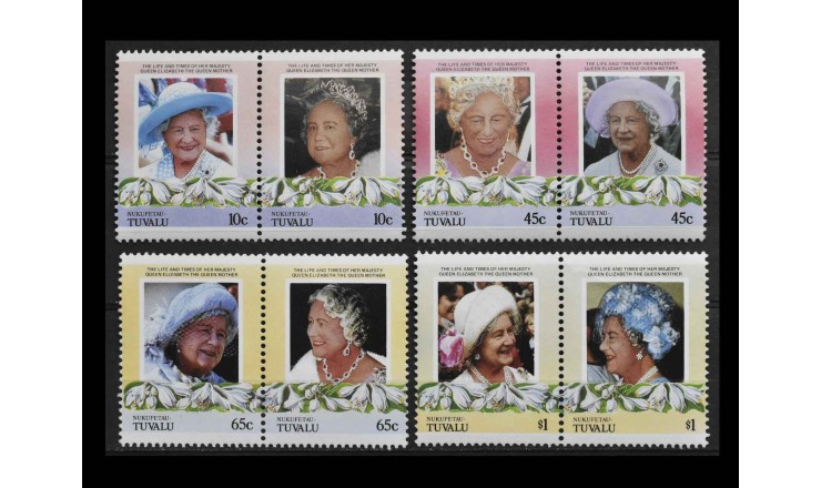 Тувалу (Нукуфетау) 1985 г. "Королева-мать"