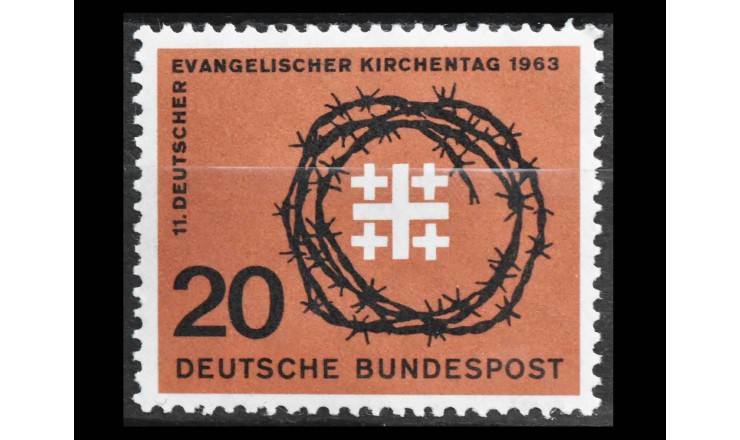 ФРГ 1963 г. "День Евангельской церкви"