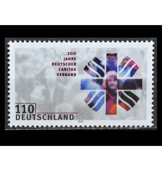 ФРГ 1997 г. "100 лет католической организации "Каритас"
