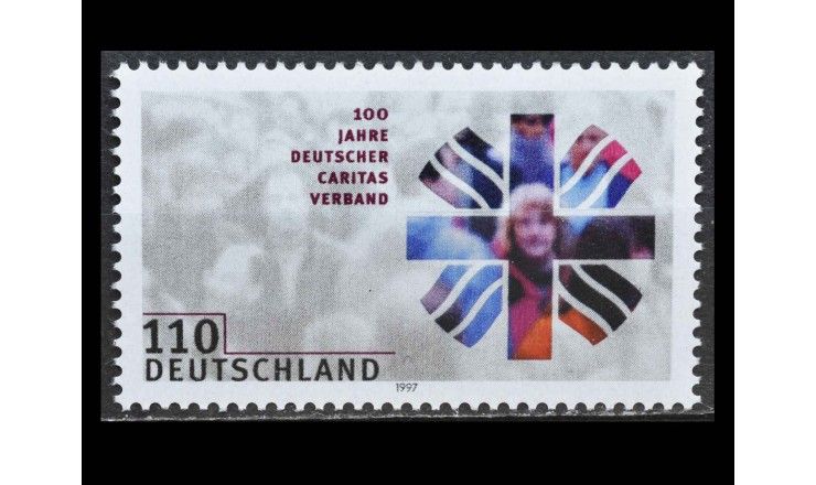 ФРГ 1997 г. "100 лет католической организации "Каритас"