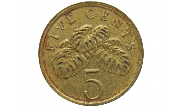 Сингапур 5 центов 1988 г.