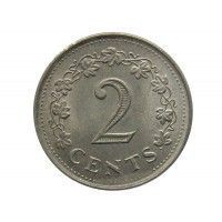 Мальта 2 цента 1977 г.