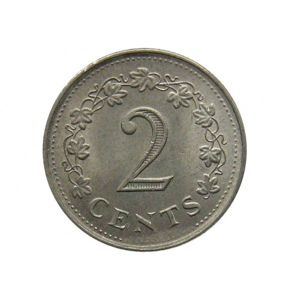 Мальта 2 цента 1977 г.
