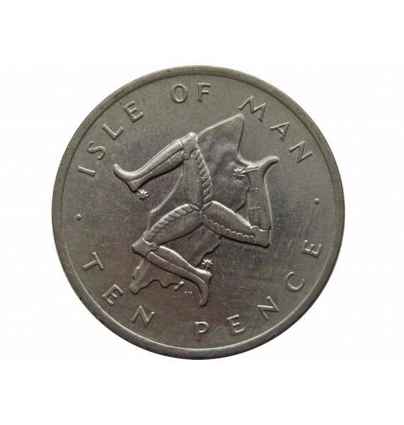 Остров Мэн 10 пенсов 1976 г.