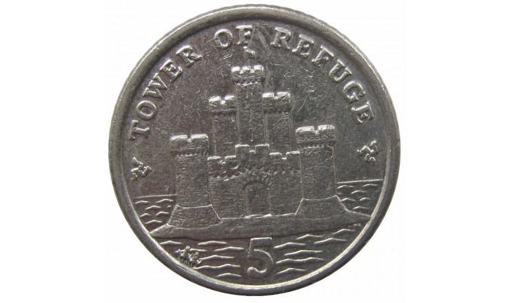Остров Мэн 5 пенсов 2010 г. AA