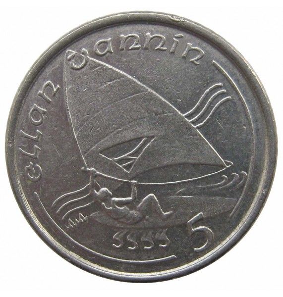Остров Мэн 5 пенсов 1993 г. AA