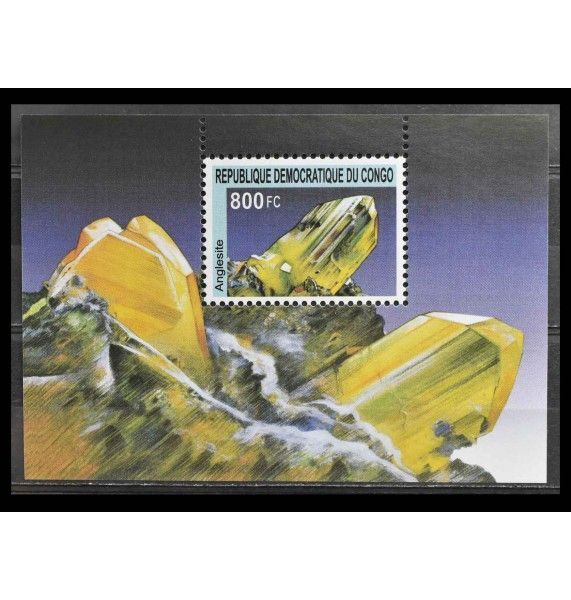 ДР Конго 2002 г. "Минералы"