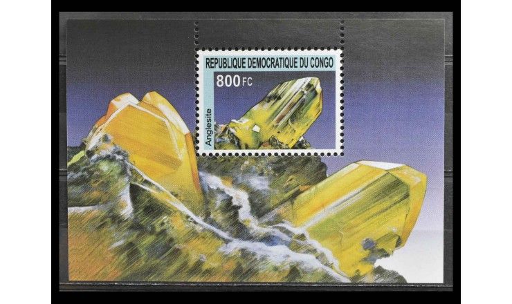 ДР Конго 2002 г. "Минералы"