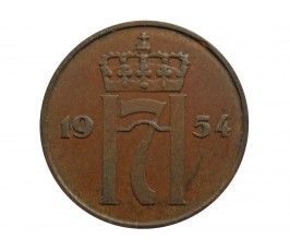 Норвегия 5 эре 1954 г.