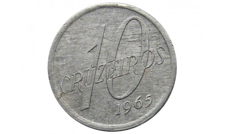 Бразилия 10 крузейро 1965 г.