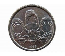 Бразилия 10 сентаво 1989 г.