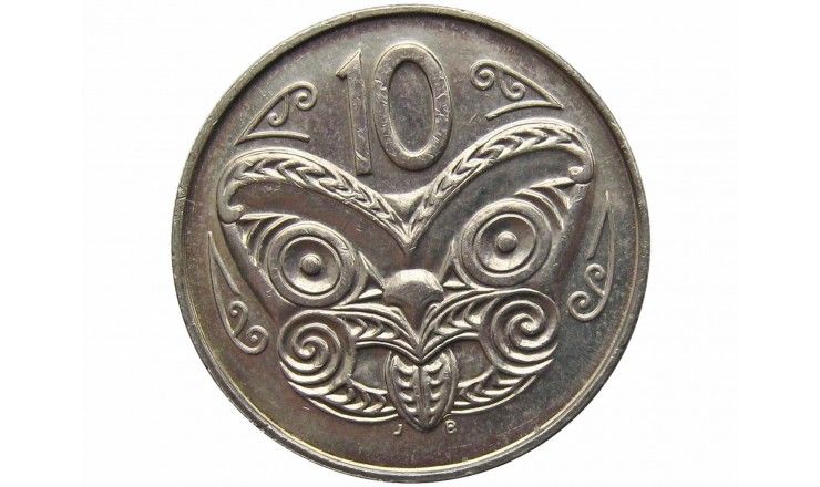 Новая Зеландия 10 центов 1988 г.