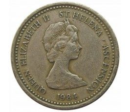 Остров Святой Елены и Вознесения 1 фунт 1984 г.