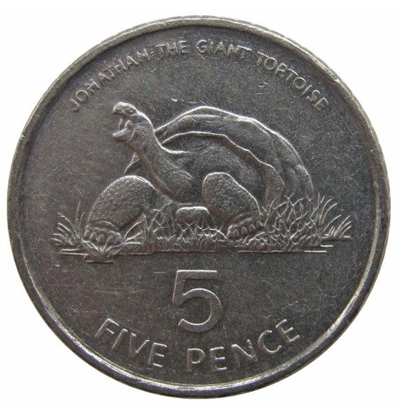 Остров Святой Елены и Вознесения 5 пенсов 1998 г.