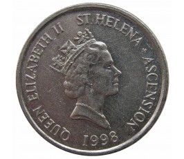 Остров Святой Елены и Вознесения 5 пенсов 1998 г. Остров Святой Елены и Вознесения 5 пенсов 1998 г.