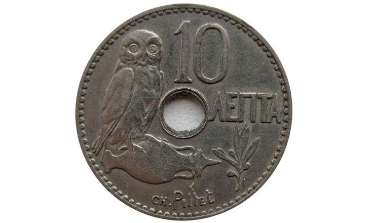 Греция 10 лепта 1912 г.