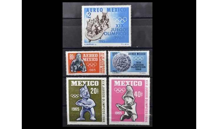 Мексика 1965 г. "Летние Олимпийские игры 1968, Мексика"