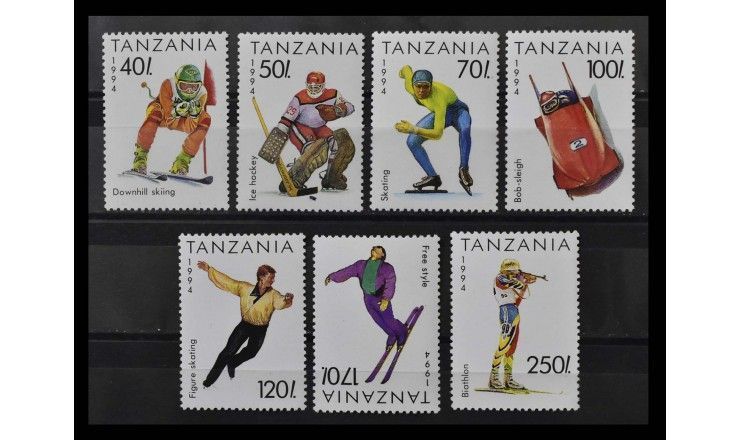 Танзания 1994 г. "Зимние Олимпийские игры, Лиллехаммер"