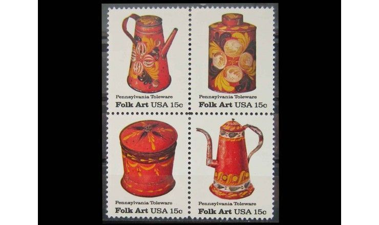 США 1979 г. "Фольклорное искусство из Пенсильвании"
