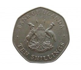 Уганда 10 шиллингов 1987 г.