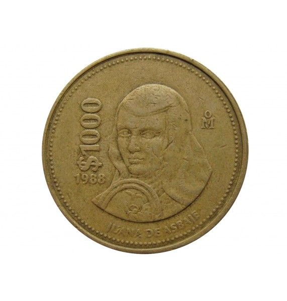 Мексика 1000 песо 1988 г.