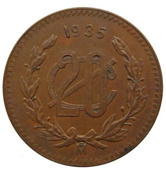 Мексика 20 сентаво 1935 г.