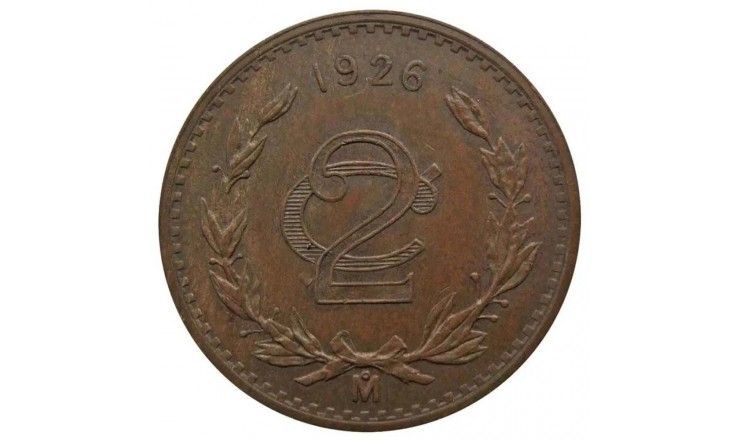 Мексика 2 сентаво 1926 г.