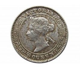 Цейлон 10 центов 1893 г.