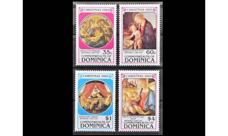 Доминика 1989 г. "Рождество: Картины Сандро Боттичелли"
