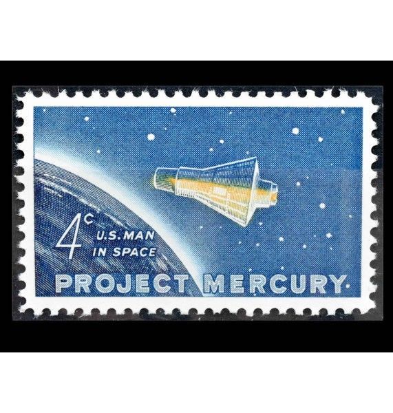 США 1962 г. "Первый пилотируемый космический полет США Джона Гленна"