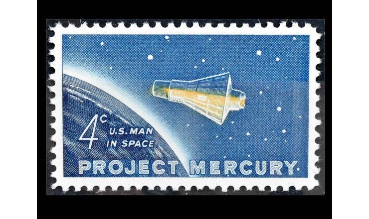 США 1962 г. "Первый пилотируемый космический полет США Джона Гленна"