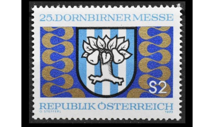 Австрия 1973 г. "25-я ярмарка в Дорнбирне"