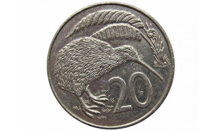 Новая Зеландия 20 центов 1988 г.