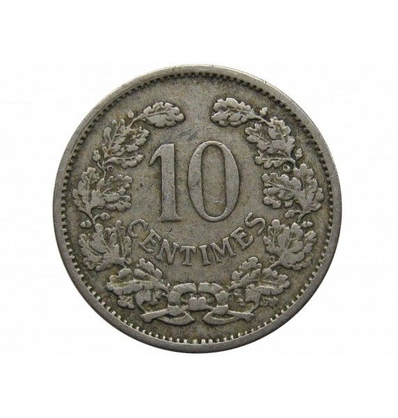 Люксембург 10 сантимов 1901 г.