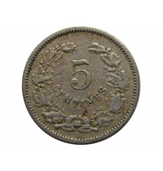 Люксембург 5 сантимов 1901 г.