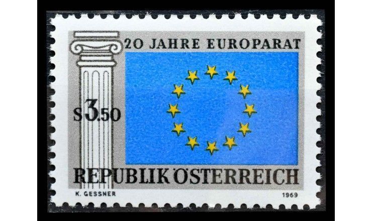 Австрия 1969 г. "20-летие Совета Европы"