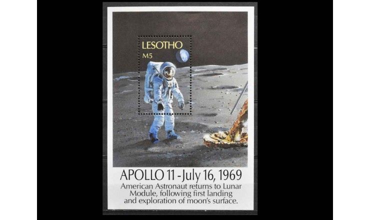 Лесото 1989 г. "Американский астронавт"