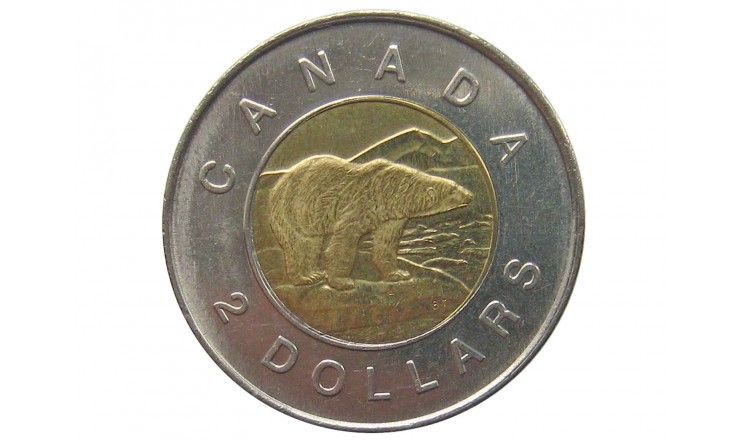 Канада 2 доллара 1996 г. 