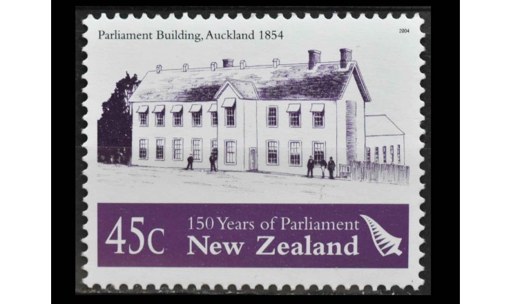 Новая Зеландия 2004 г. "150 лет Парламенту"