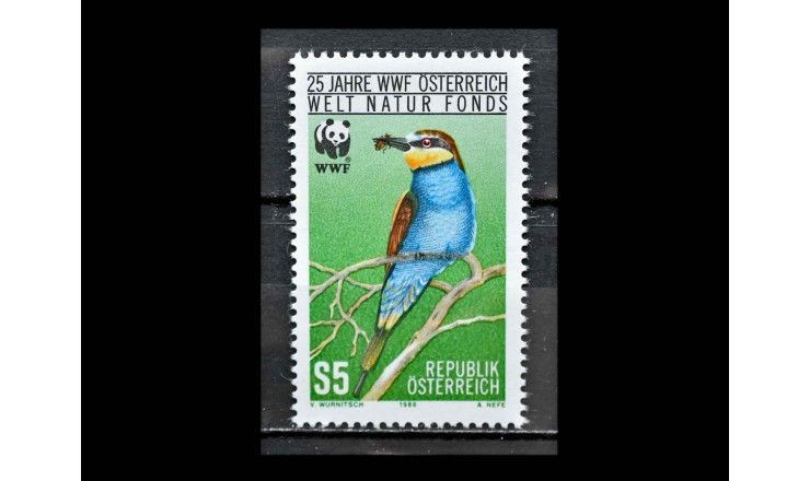 Австрия 1988 г. "25 лет австрийской национальная ассоциации WWF"