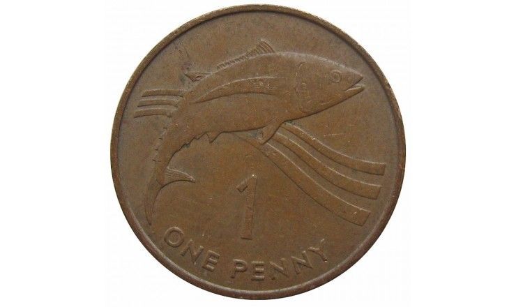 Остров Святой Елены и Вознесения 1 пенни 1984 г.