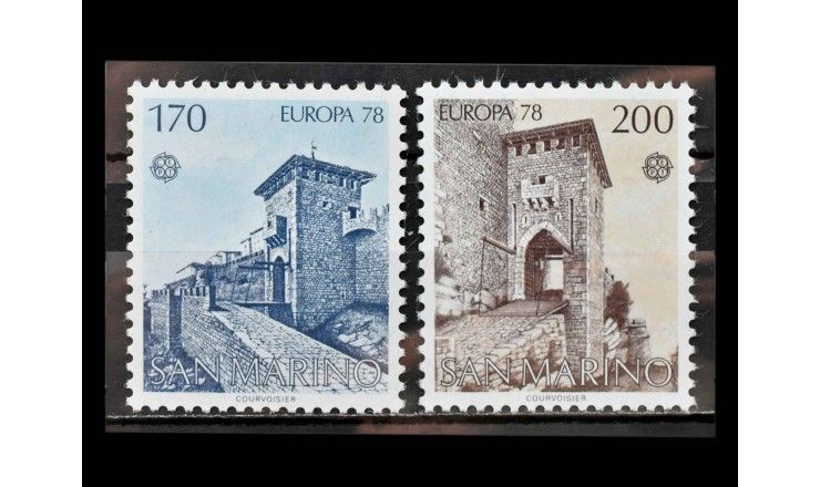 Сан-Марино 1978 г. "Европа: Памятники архитектуры"