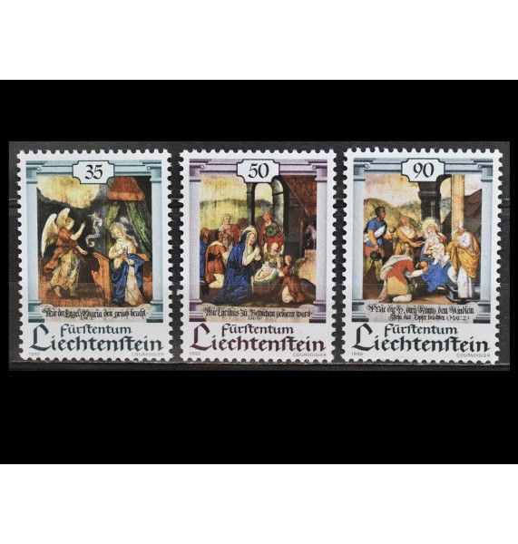 Лихтенштейн 1990 г. "Рождество"